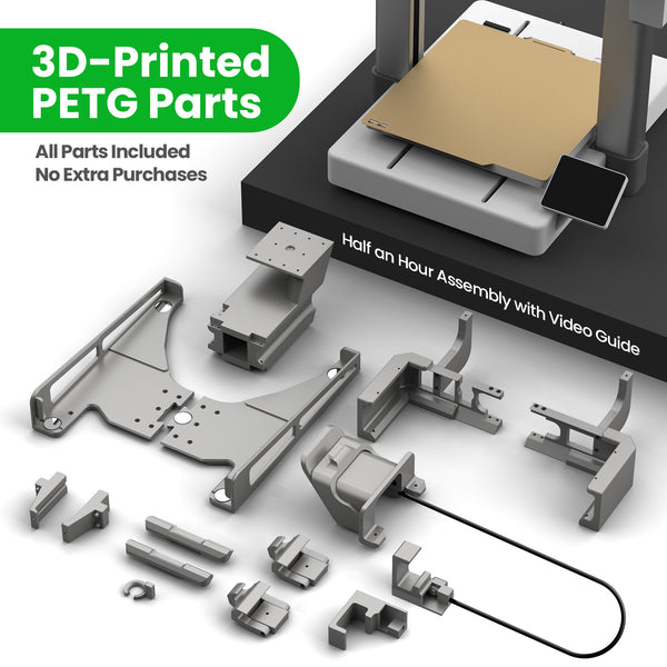 All-in-one Hands-Free Batch Printing for Bambu Lab A1 & A1 Combo 3D Printer Auto Build Plate Changer System | 10 Plate Capacity Auto-Swapping PEI Sheet System Continuous Multi-Model Printing Upgrade Kit